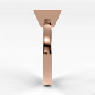 Anillo de Compromiso Eclipse - Princess en oro rosa - vista 2