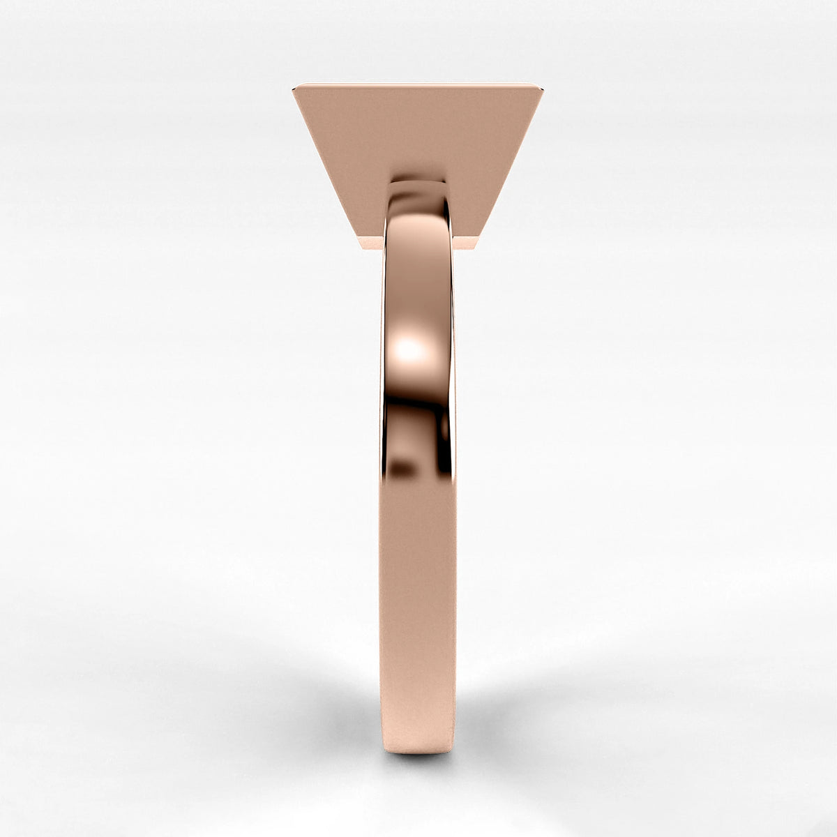 Anillo de Compromiso Eclipse - Princess en oro rosa - vista 2