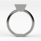 Anillo de Compromiso Eclipse - Princess en oro blanco - vista 3