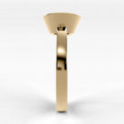Anillo de Compromiso Eclipse - Redondo en oro amarillo - vista 2