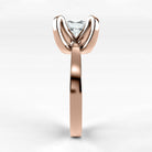 Anillo de Compromiso Amapola - Oval en oro rosa - vista 2