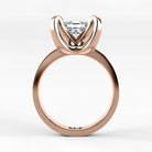 Anillo de Compromiso Amapola - Princess en oro rosa - vista 3