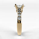 Anillo de Compromiso Riviere - Marquesa en oro amarillo - vista 2