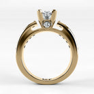 Anillo de Compromiso Riviere - Marquesa en oro amarillo - vista 3