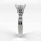 Anillo de Compromiso Riviere - Princess en oro blanco - vista 2