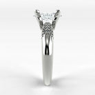 Anillo de Compromiso Lumière - Marquesa en oro blanco - vista 2