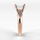 Anillo de Compromiso Lumière - Marquesa en oro rosa - vista 2