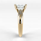 Anillo de Compromiso Lumière - Oval en oro amarillo - vista 2