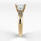 Anillo de Compromiso Lumière - Redondo en oro amarillo - vista 2