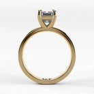 Anillo de Compromiso Verona - Esmeralda en oro amarillo - vista 3