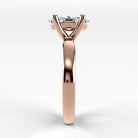 Anillo de Compromiso Verona - Marquesa en oro rosa - vista 2