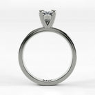 Anillo de Compromiso Verona - Marquesa en oro blanco - vista 3