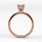 Anillo de Compromiso Verona - Marquesa en oro rosa - vista 3