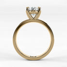 Anillo de Compromiso Verona - Oval en oro amarillo - vista 3