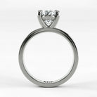 Anillo de Compromiso Verona - Oval en oro blanco - vista 3