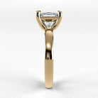 Anillo de Compromiso Verona - Princess en oro amarillo - vista 2