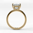 Anillo de Compromiso Verona - Princess en oro amarillo - vista 3