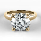 Anillo de Compromiso Verona - Redondo en oro amarillo - vista 1