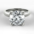 Anillo de Compromiso Verona - Redondo en oro blanco - vista 1