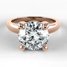 Anillo de Compromiso Verona - Redondo en oro rosa - vista 1