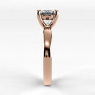 Anillo de Compromiso Verona - Redondo en oro rosa - vista 2
