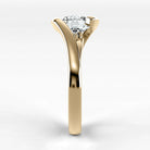 Anillo de Compromiso Giro - Redondo en oro amarillo - vista 2