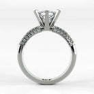 Anillo de Compromiso Corona - Princess en oro blanco - vista 3