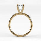 Anillo de Compromiso Esencia - Esmeralda en oro amarillo - vista 3