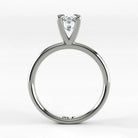 Anillo de Compromiso Esencia - Marquesa en oro blanco - vista 3