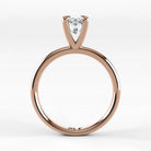 Anillo de Compromiso Esencia - Marquesa en oro rosa - vista 3