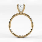 Anillo de Compromiso Esencia - Oval en oro amarillo - vista 3