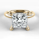 Anillo de Compromiso Esencia - Princess en oro amarillo - vista 1