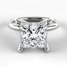 Anillo de Compromiso Esencia - Princess en oro blanco - vista 1