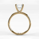 Anillo de Compromiso Esencia - Redondo en oro amarillo - vista 3