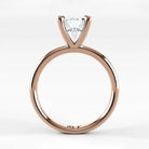 Anillo de Compromiso Esencia - Redondo en oro rosa - vista 3